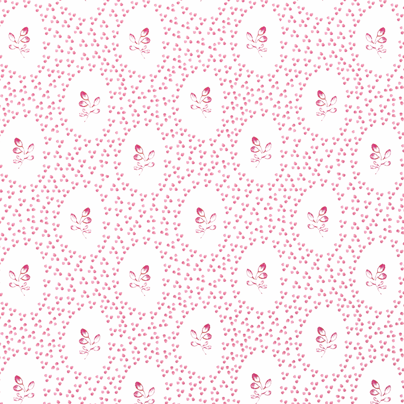 Botanicals Pink Fabric
