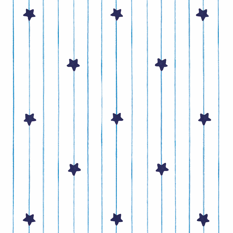 Home Run Stripes Blue Wallpaper