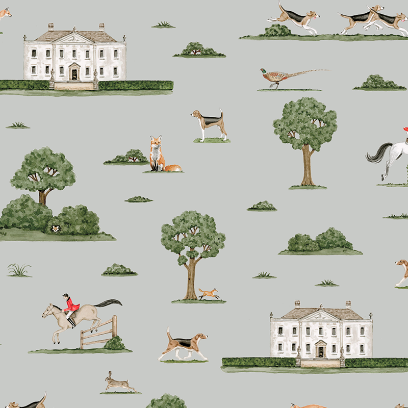 Fox Hunt Wallpaper