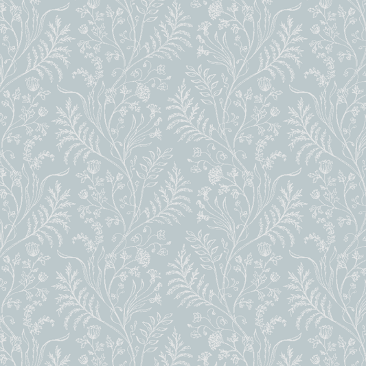 Fern Blue Fabric