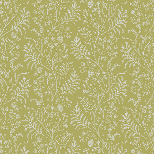 Fern Chartreuse Wallpaper