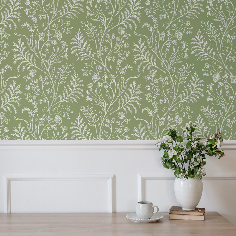 Fern Green Wallpaper