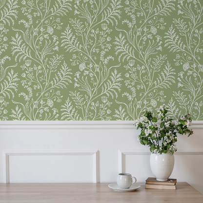 Fern Green Wallpaper