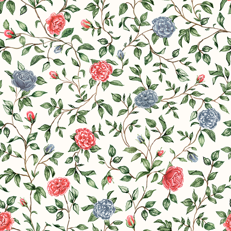 Maison de Frederic Bleue Wallpaper