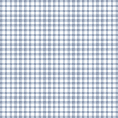 Maison de Frederic Gingham Blue Wallpaper