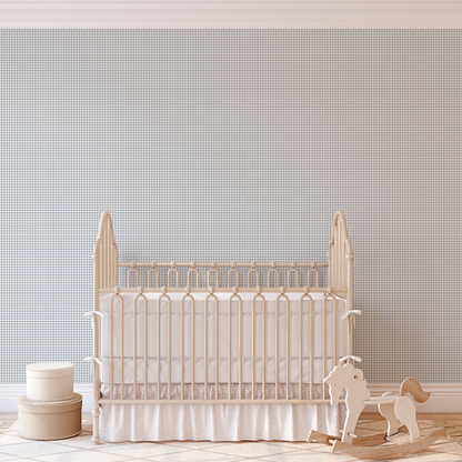 Maison de Frederic Gingham Blue Wallpaper