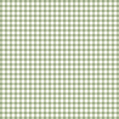 Maison de Frederic Gingham Green Wallpaper