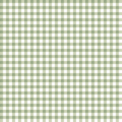 Maison de Frederic Gingham Green Wallpaper