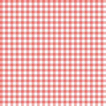 Maison de Frederic Gingham Red Wallpaper