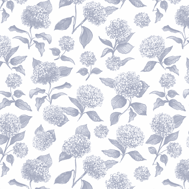 Maison de Frederic Hortensia Wallpaper