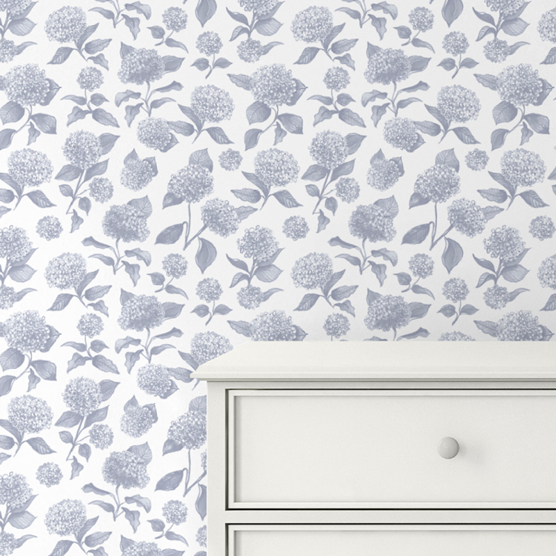 Maison de Frederic Hortensia Wallpaper