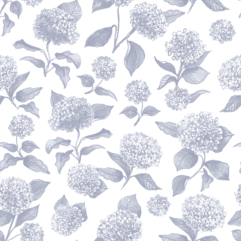 Maison de Frederic Hortensia Wallpaper