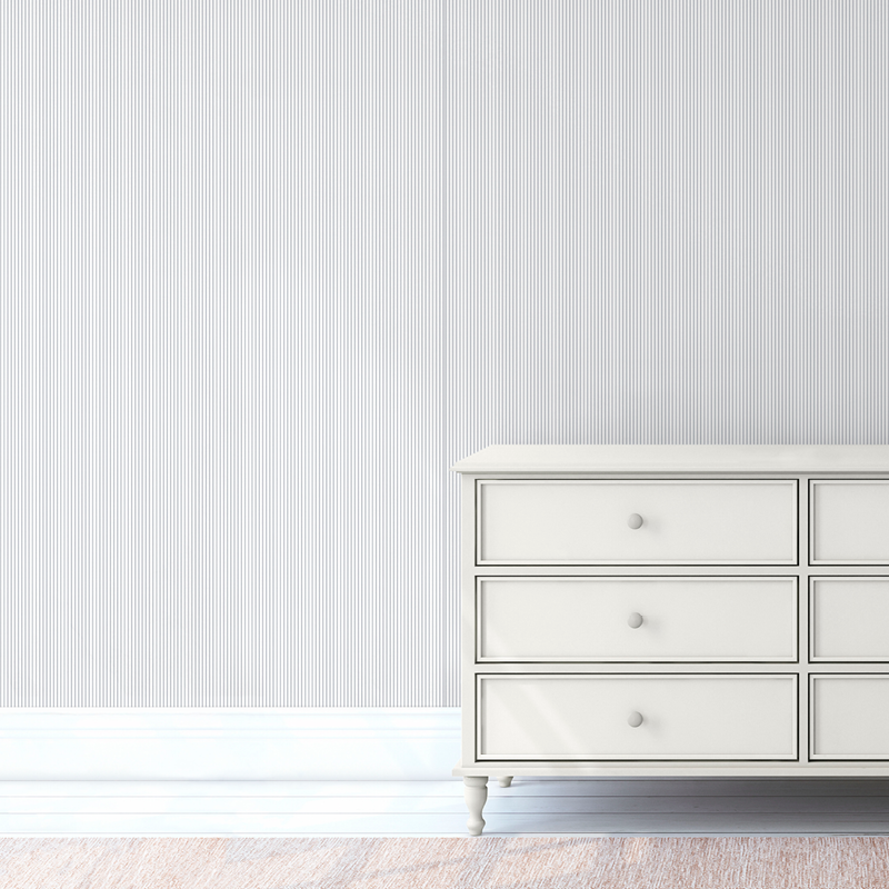 Maison de Frederic Stripe Blue Wallpaper