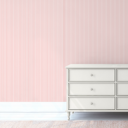 Maison de Frederic Stripe Red Wallpaper