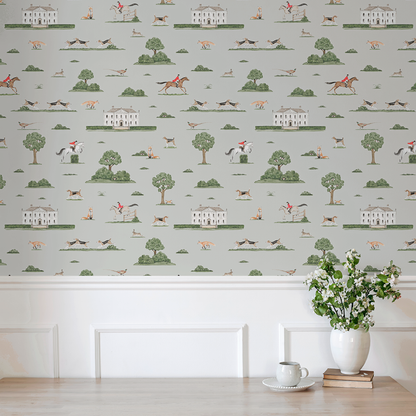 Fox Hunt Wallpaper
